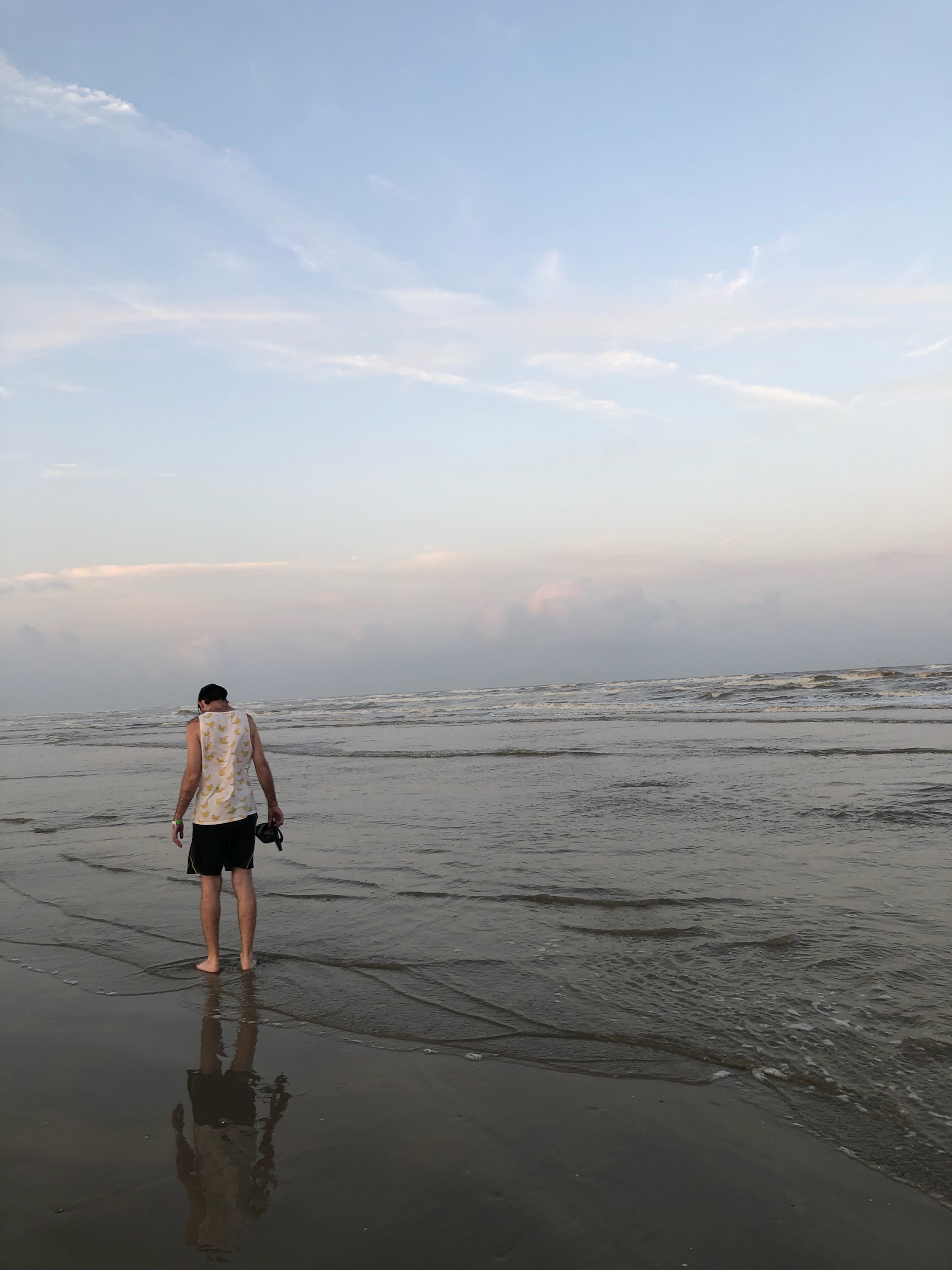 Solo Cruising the Beach at Port Aransas.