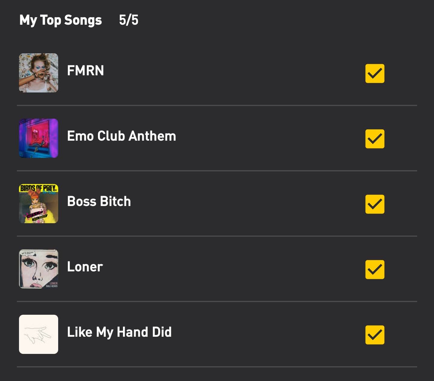 My Grindr Playlist