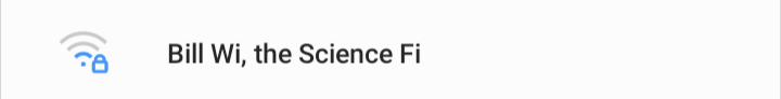 Bill Wi the Science Fi