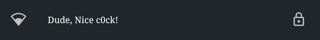 Dude, Nice c0ck!